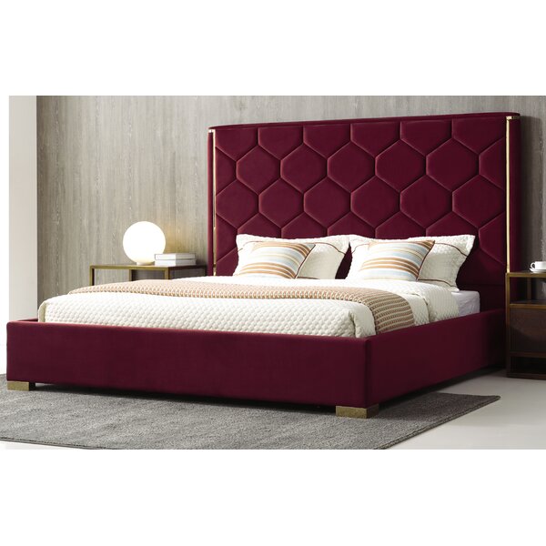 Everly Quinn Brookhaven Upholstered Platform Bed | Wayfair